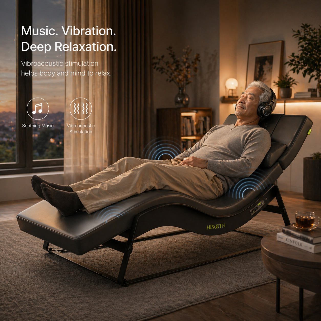 Hisooth Vibroacoustic Sound Theray Lounge Chair and Sofa