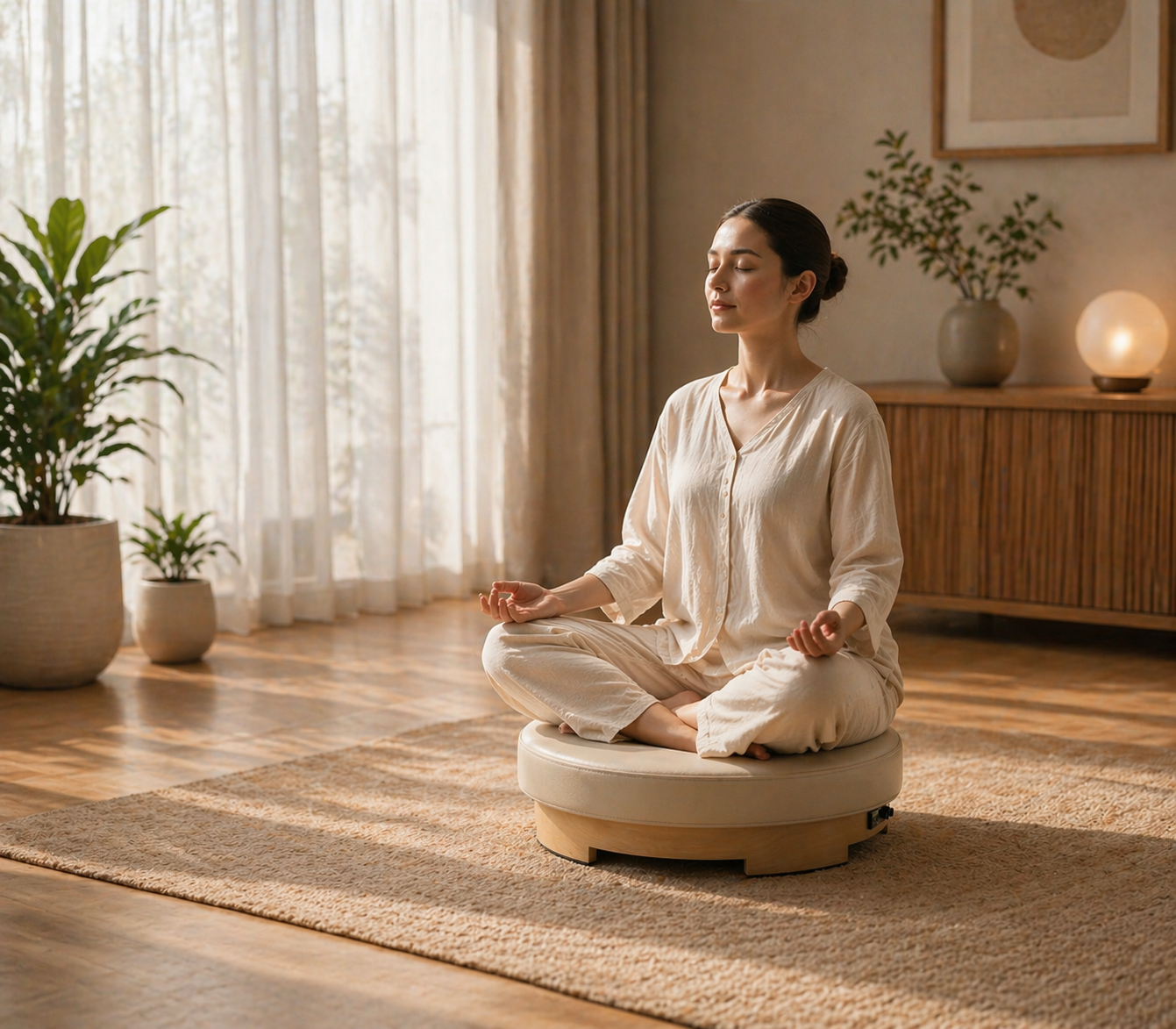 Hisooth Vib-Acoustic Sound Therapy Meditation Pad