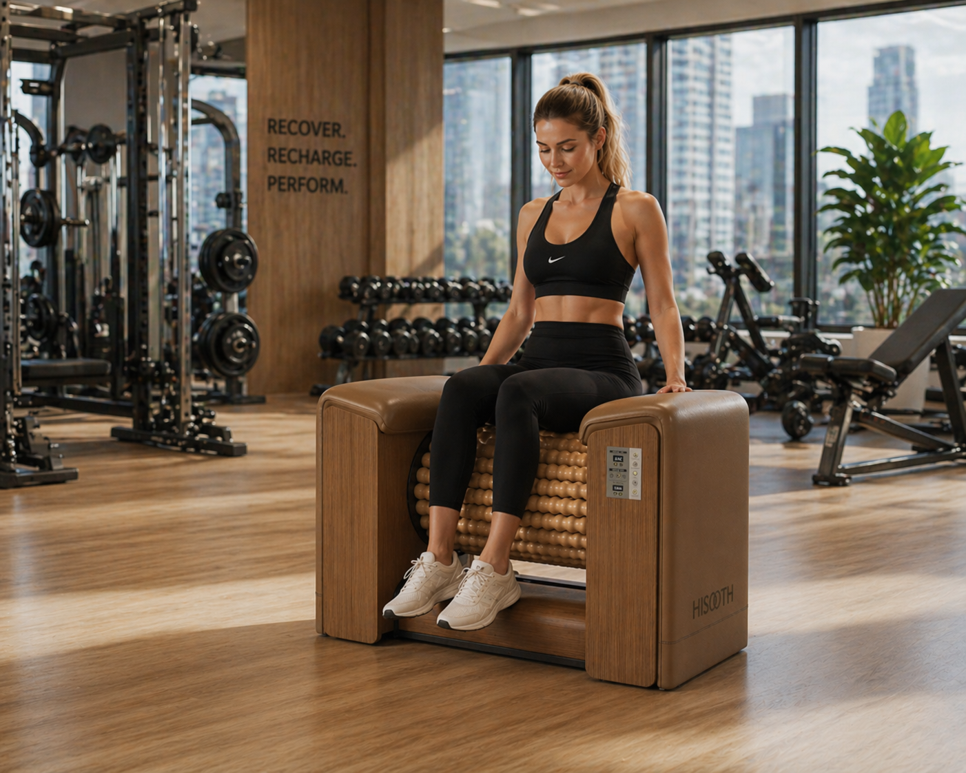 Hisooth Brand Pilates Reformer and Motorized Massage Roller