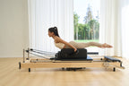 SpaceSaver™ Folding Maple Pilates Reformer