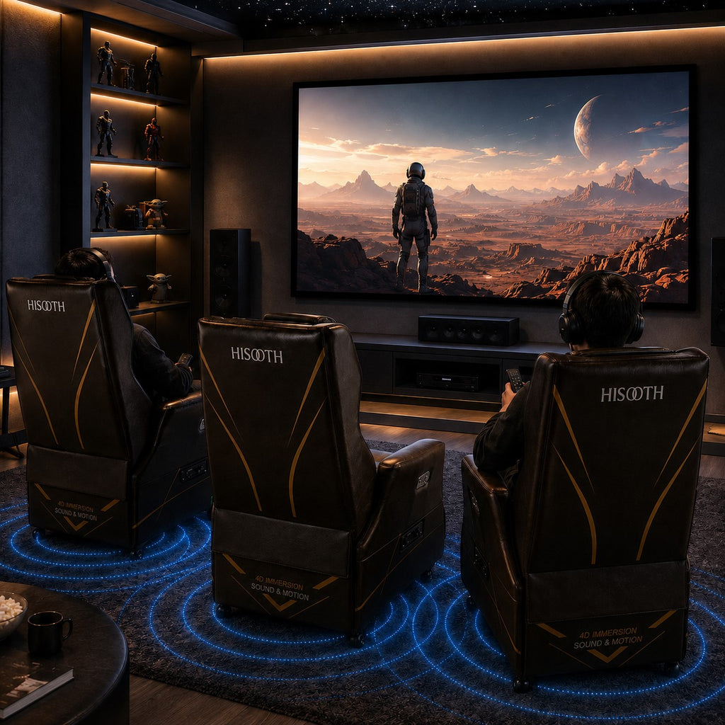 gaming chair with speakers and vibration home theater chair with vibration
