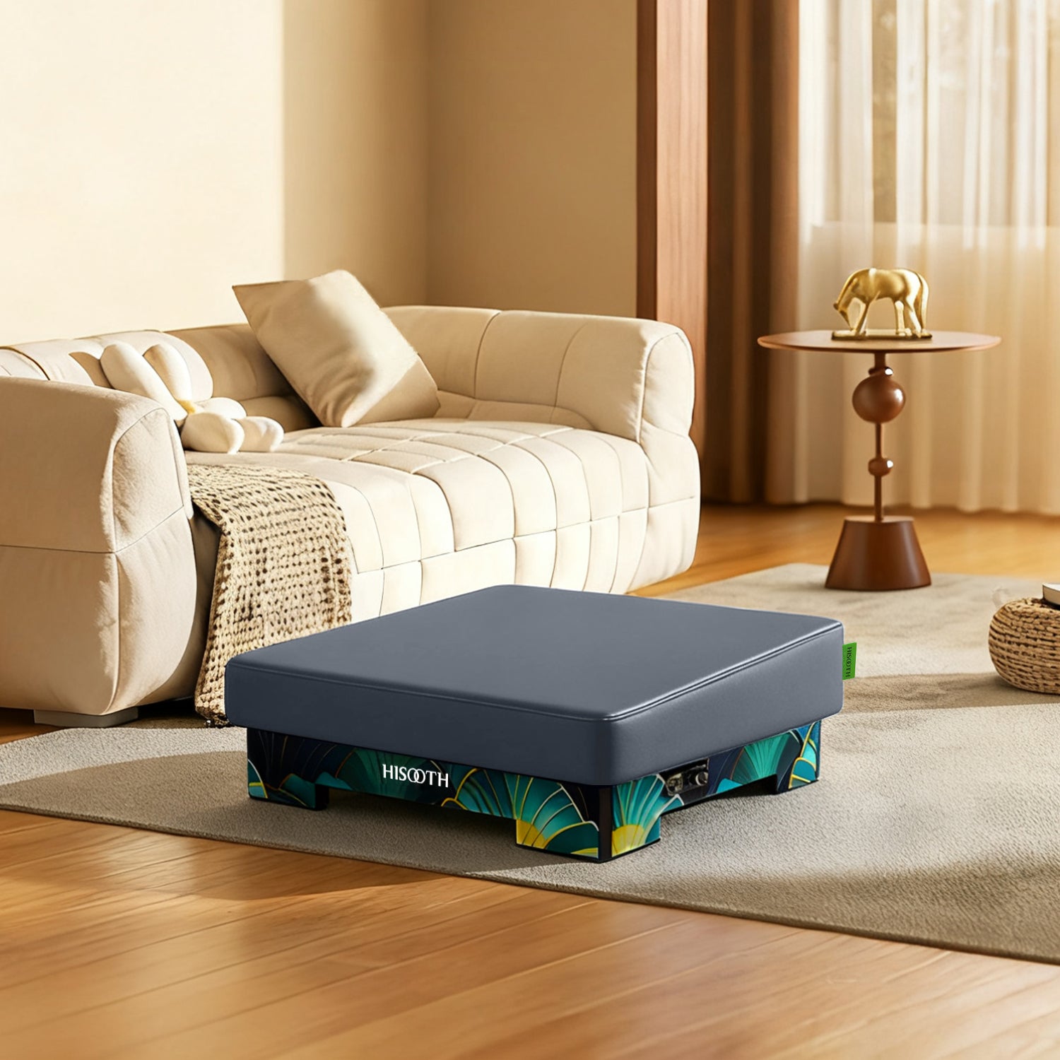 Hisooth® LotusRise™ VibroAcoustic Therapy Meditation Platform Sound Healing Cushion