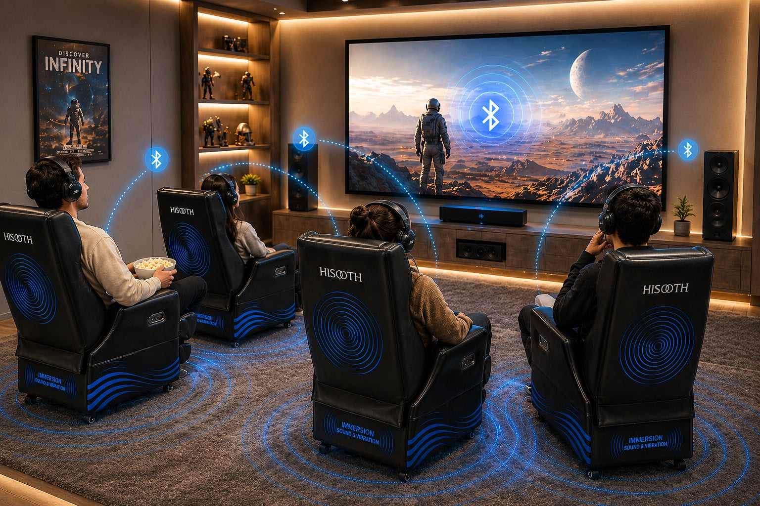 Home Theater Chair and Sofa from Hisooth