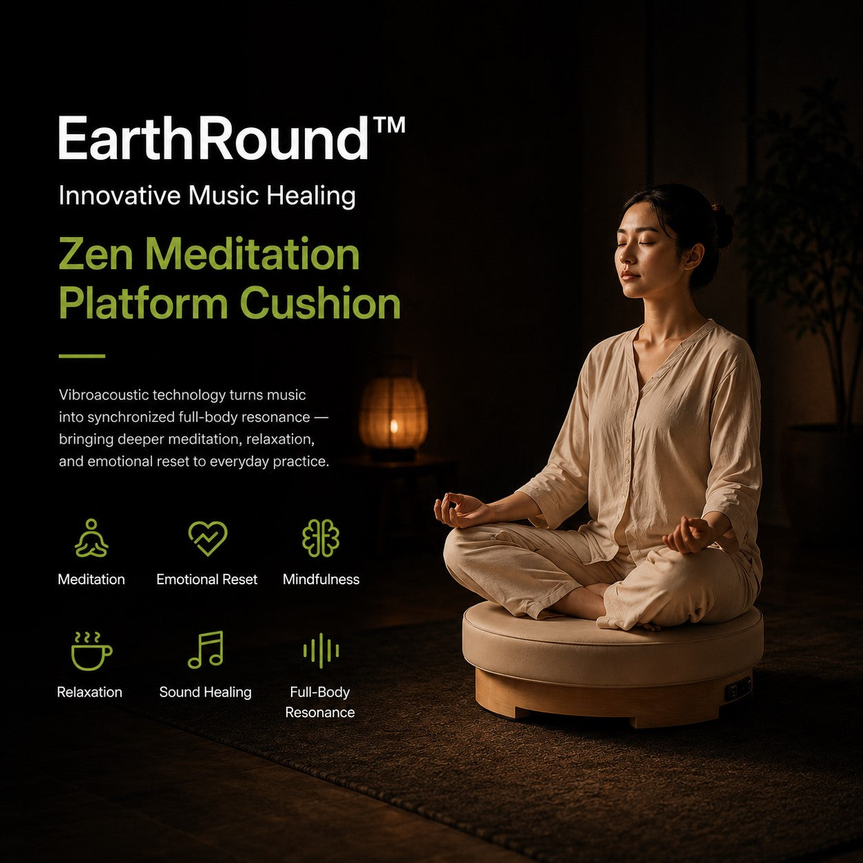 EarthRound™ VibroAcoustic Meditation Platform