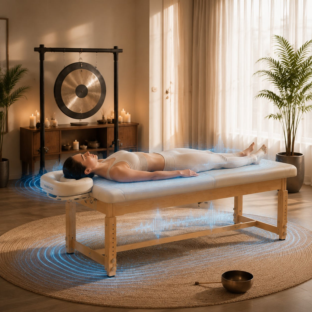 EssenceVibe™ VibroAcoustic Stationary Sound Bath Treatment Table
