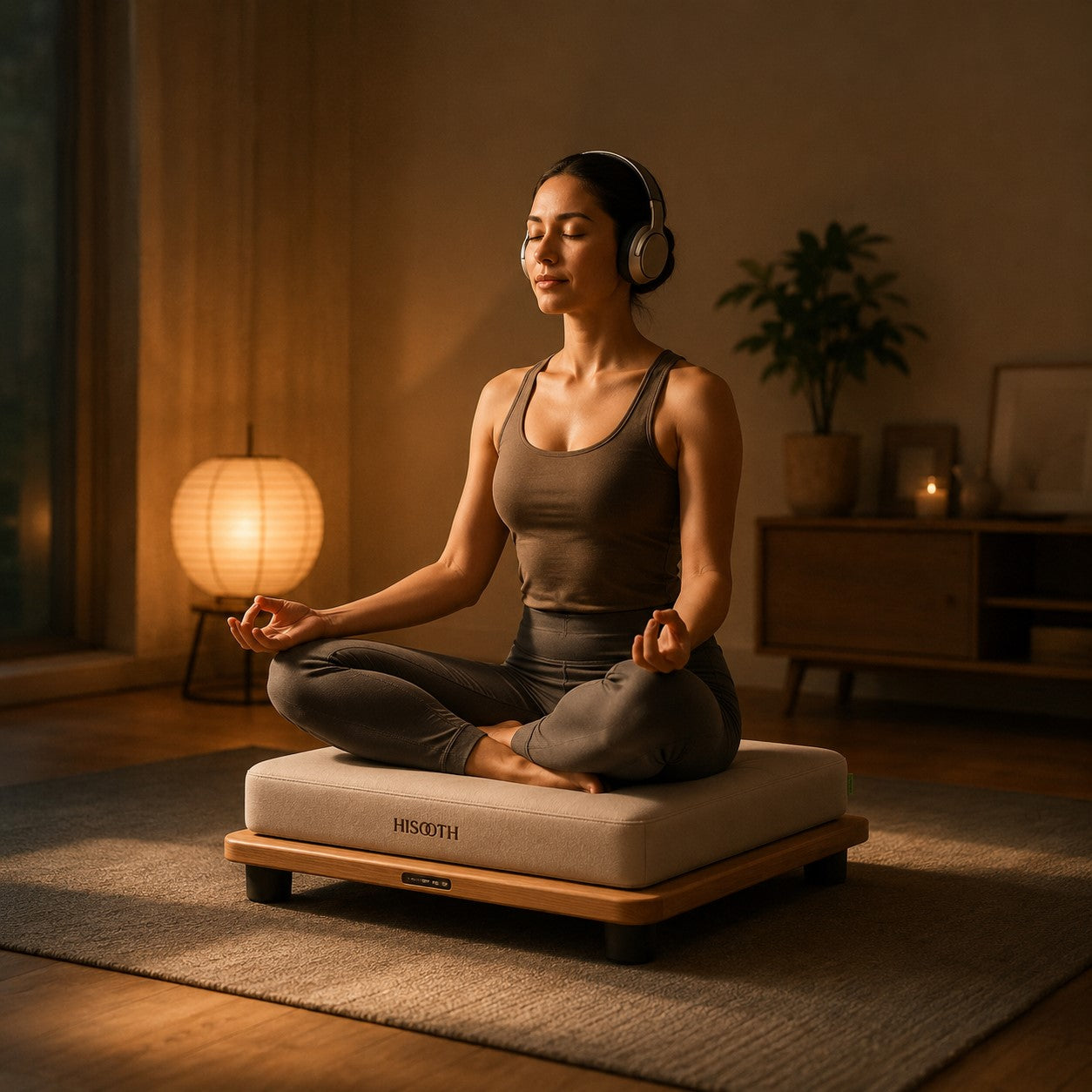 A Meditation Cushion with Audio System and Vibroacoustic System