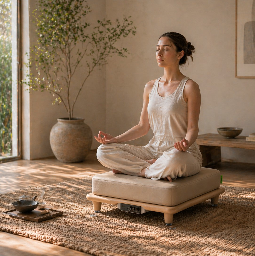 Hisooth® FlowZen™ VibroAcoustic Meditation Cushion -Sound Therapy