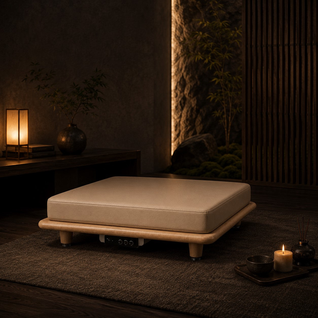 FlowZen Meditation Cushion Platform for Sound Therazpy with VibroAcoustic Audio System