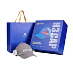 The H3 hair growth cap comes in an elegant gift box