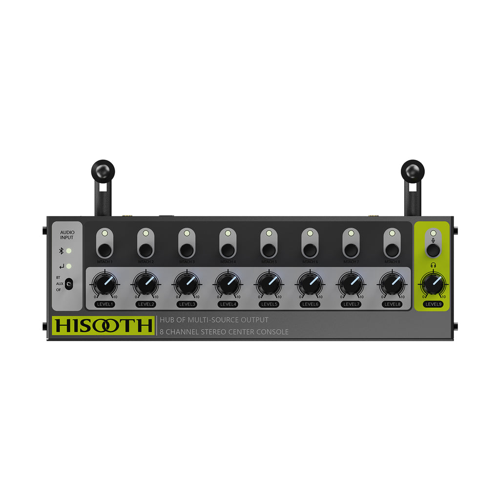 Hisooth SynchroHub™ — 8-Channel VibroAcoustic Control Console