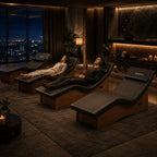 4D Home Theater Chair and Immersive Relaxation Lounger with Vibroacoustic Sound Vibration System
