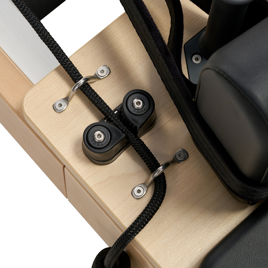 SpaceSaver™ Folding Maple Pilates Reformer