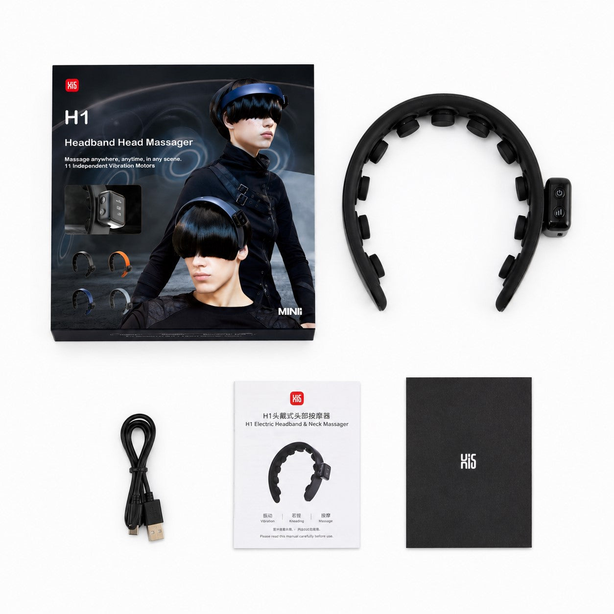H1  Deluxe Hands Free Scalp Massager