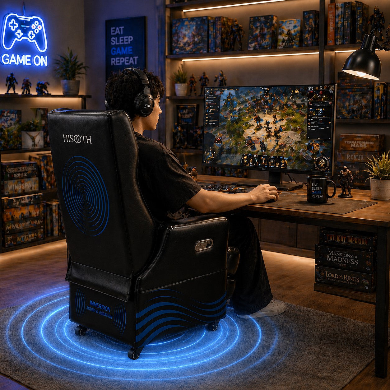 4D Vibroacoustic Chair for Gaming, Home Theater, Music Therapy