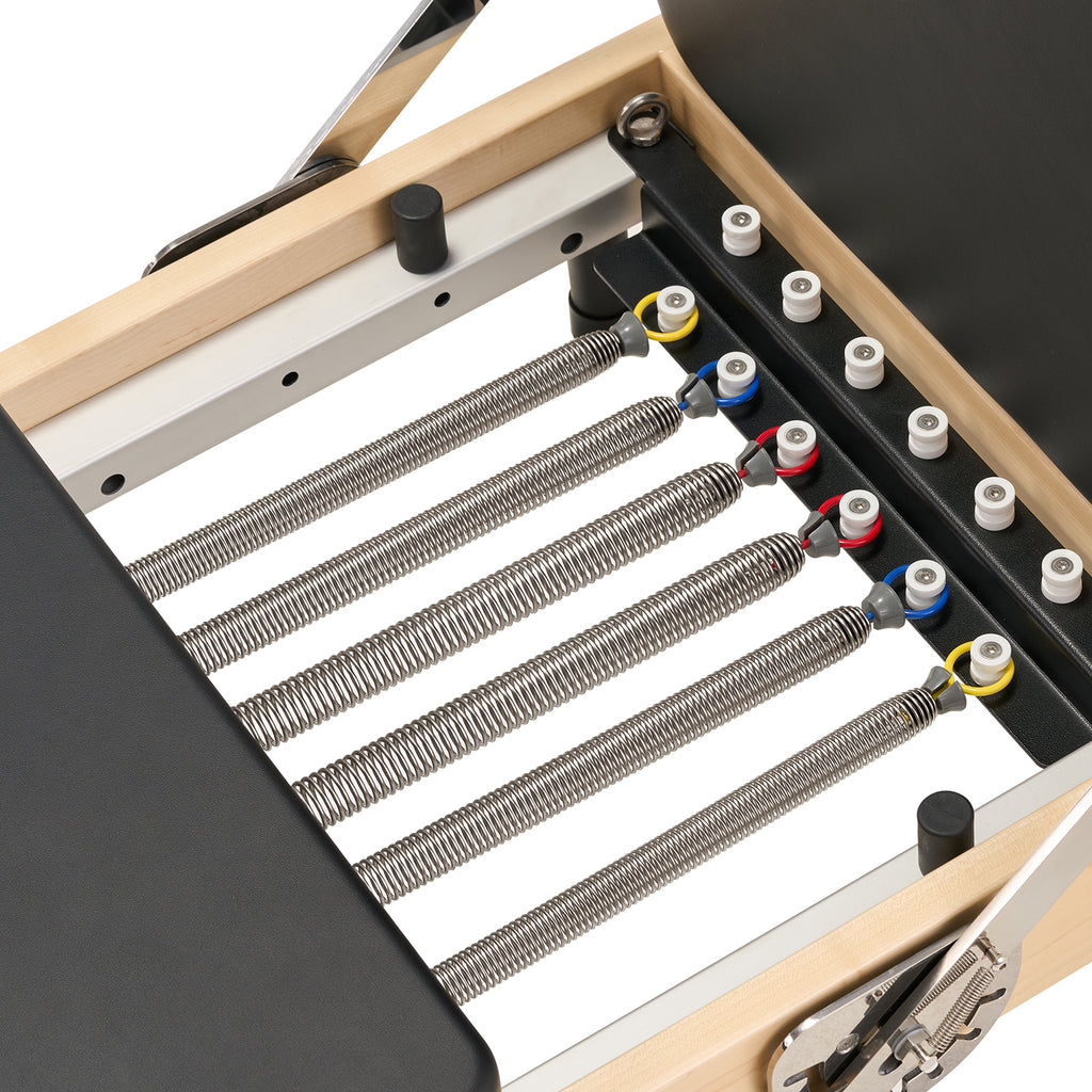 SpaceSaver™ Folding Maple Pilates Reformer