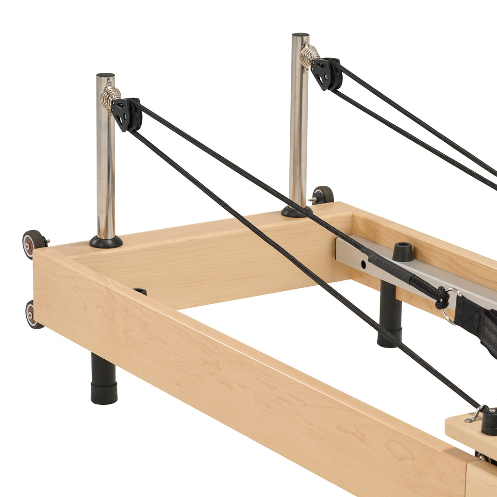 SpaceSaver™ Folding Maple Pilates Reformer