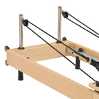 SpaceSaver™ Folding Maple Pilates Reformer