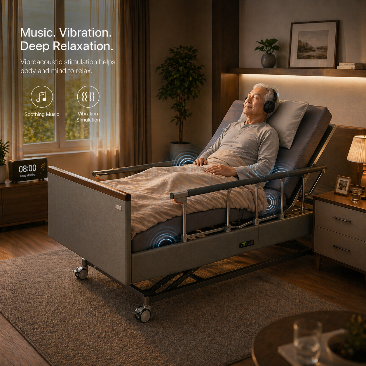 SenseCare™ VibroAcoustic Therapy Care Bed