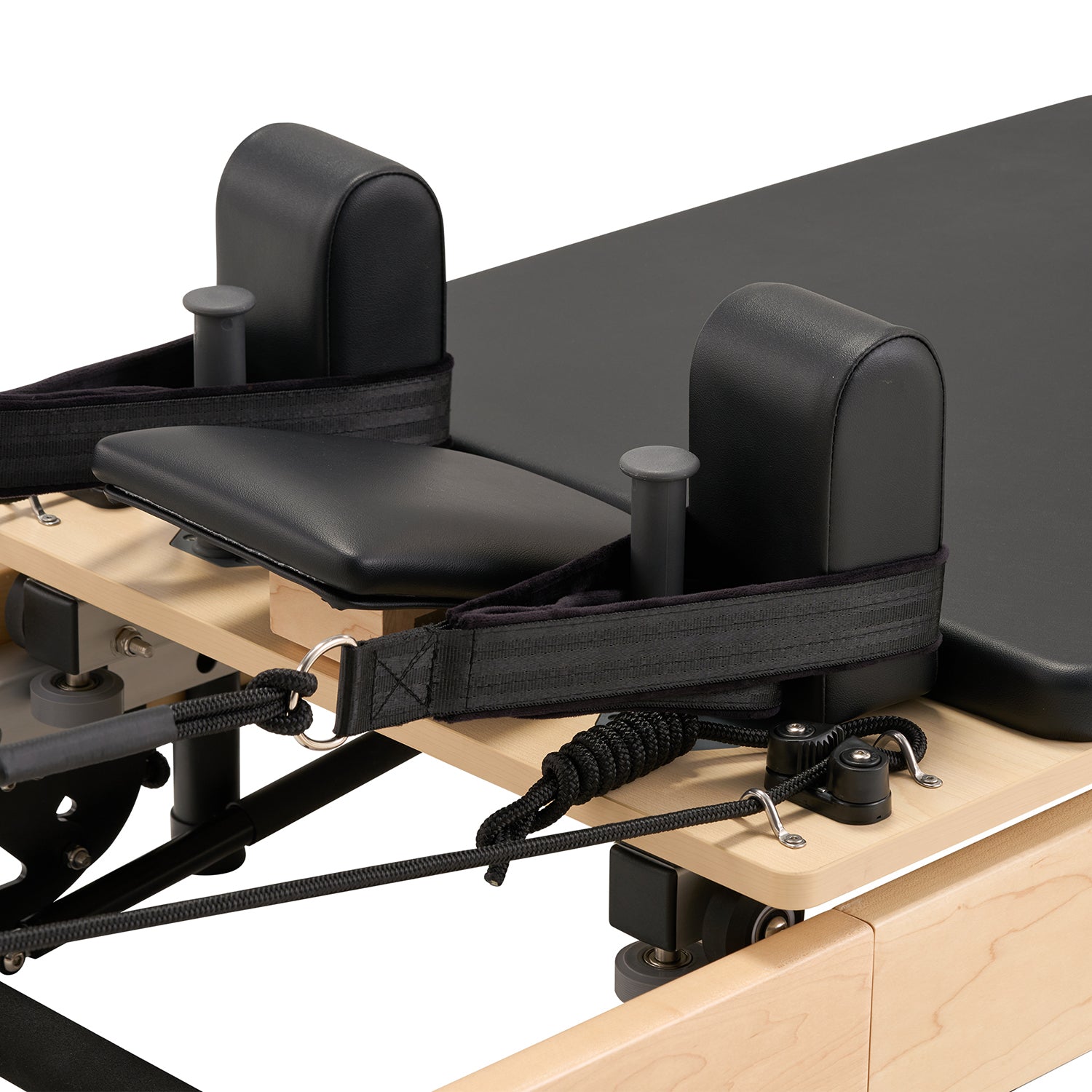 SpaceSaver™ Folding Maple Pilates Reformer