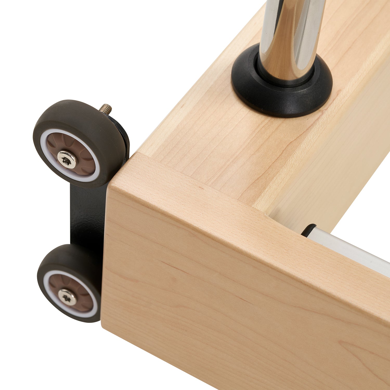 SpaceSaver™ Folding Maple Pilates Reformer