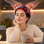 H2 Electric Scalp Massager Hands-Free Heated Scalp Massage with Light Therapy