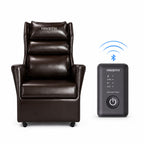 Brauner Hisooth ImmersiPlay Heimkino-Sessel mit vibroakustischer Technik und Bluetooth-SyncHub