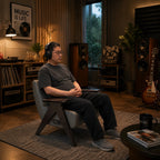 Corelounge Sound Vibration Chair in music room and relaxation wellness center