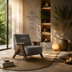 CoreLounge Sound Therapy Vibroacoustic Lounge Chair in Meditation waiting area