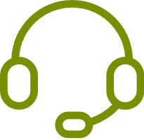 Customer support and product assistance icon