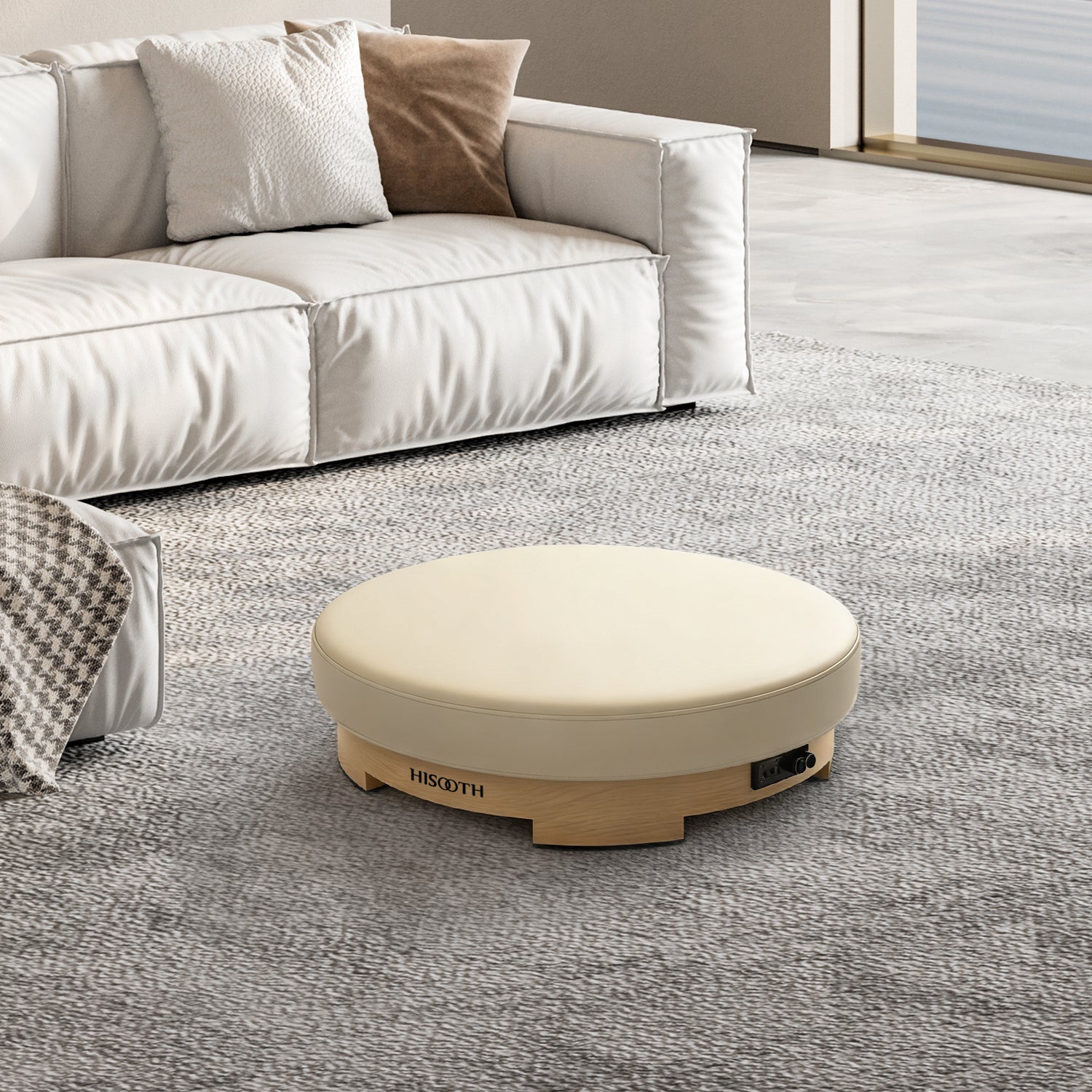 Hisooth® EarthRound™ VibroAcoustic Therapy Meditation Platform Sound Healing Cushion