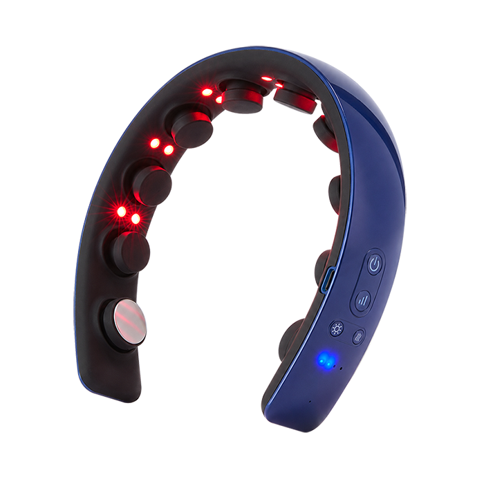 Hisooth H2 Light Therapy Scalp Massager with red light blue light therapy and temple heating