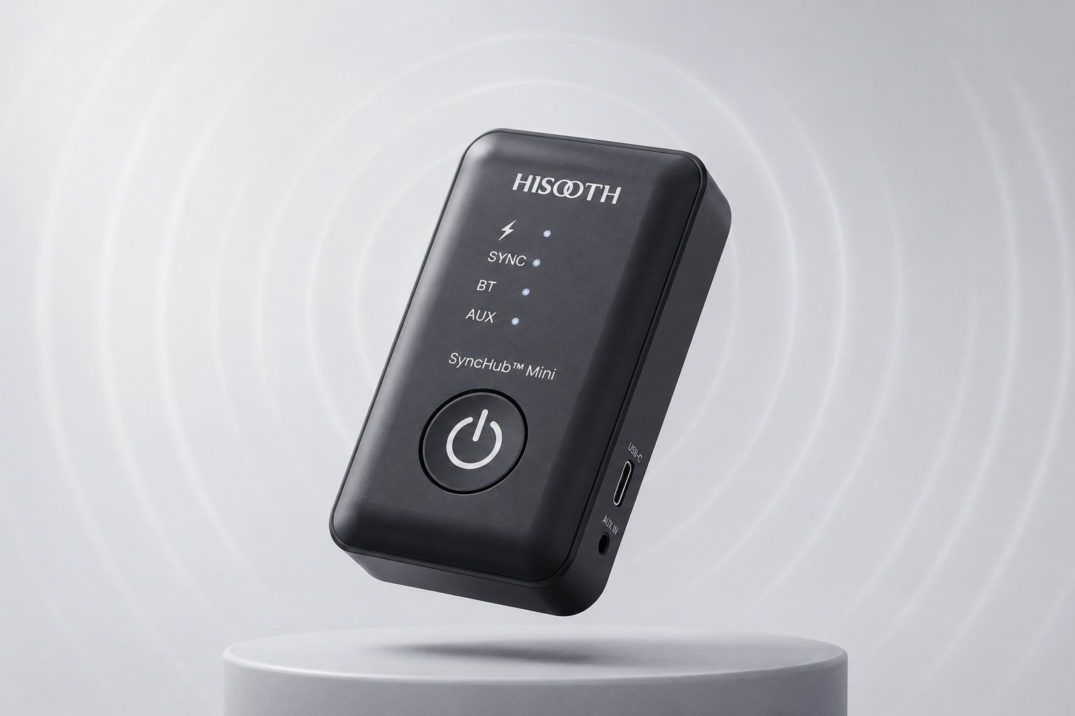 Hisooth SyncHub wireless broadcast system for synchronized vibroacoustic experiences