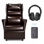 Heimkino-Sessel mit Vibration, Kopfhörern und Bluetooth-SyncHub für immersives Gaming