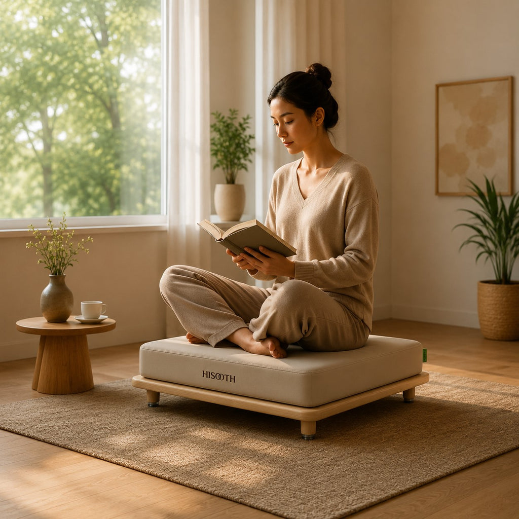 Hisooth Vibroacoustic Immersive Sound Bath Zen Meditation Cushion