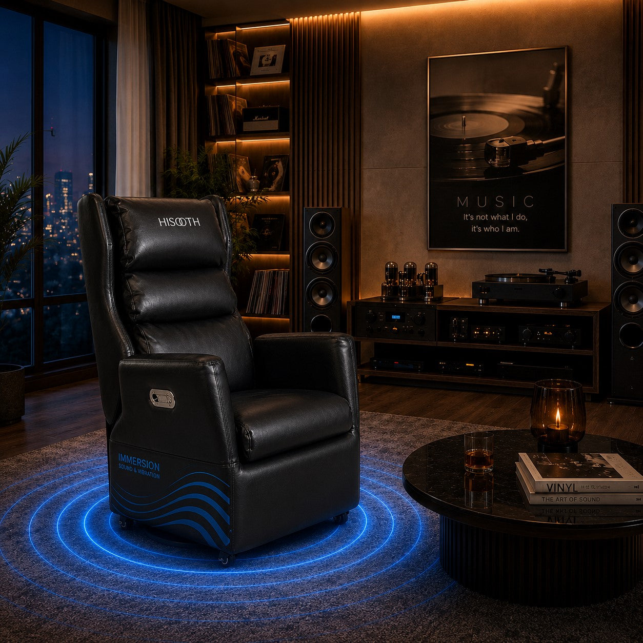 4D Vibroacoustic Chair for Gaming, Home Theater, Music Therapy