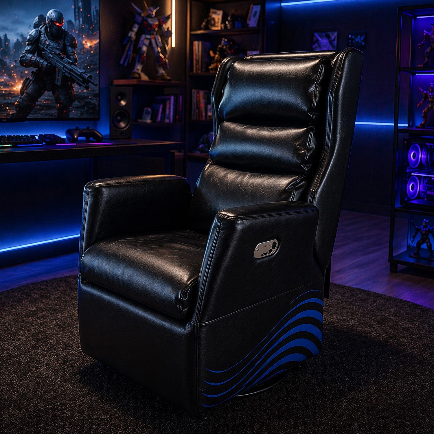 Hisooth ImmersiPlay VibroAcoustic Gaming and Entertainment Chair