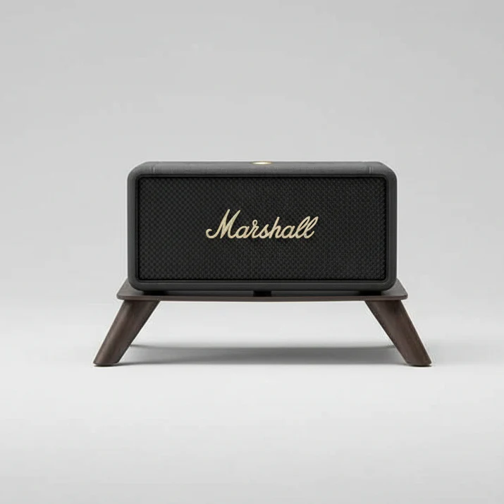 Hisooth VibroAcoustic Ambient Music MP3 Player connect to Marshall Audio Speaker