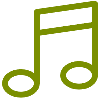 Media and wellness collaboration icon