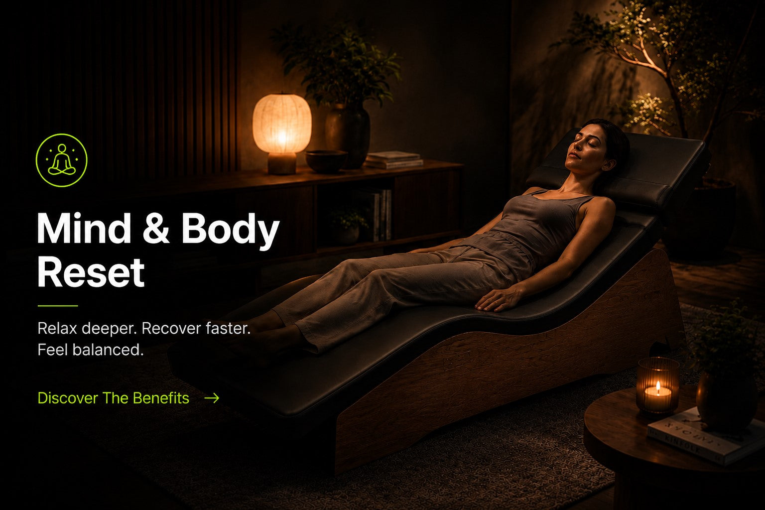 Meditation Chair Immersive Theater Seating and Immersive Relaxation Lounger