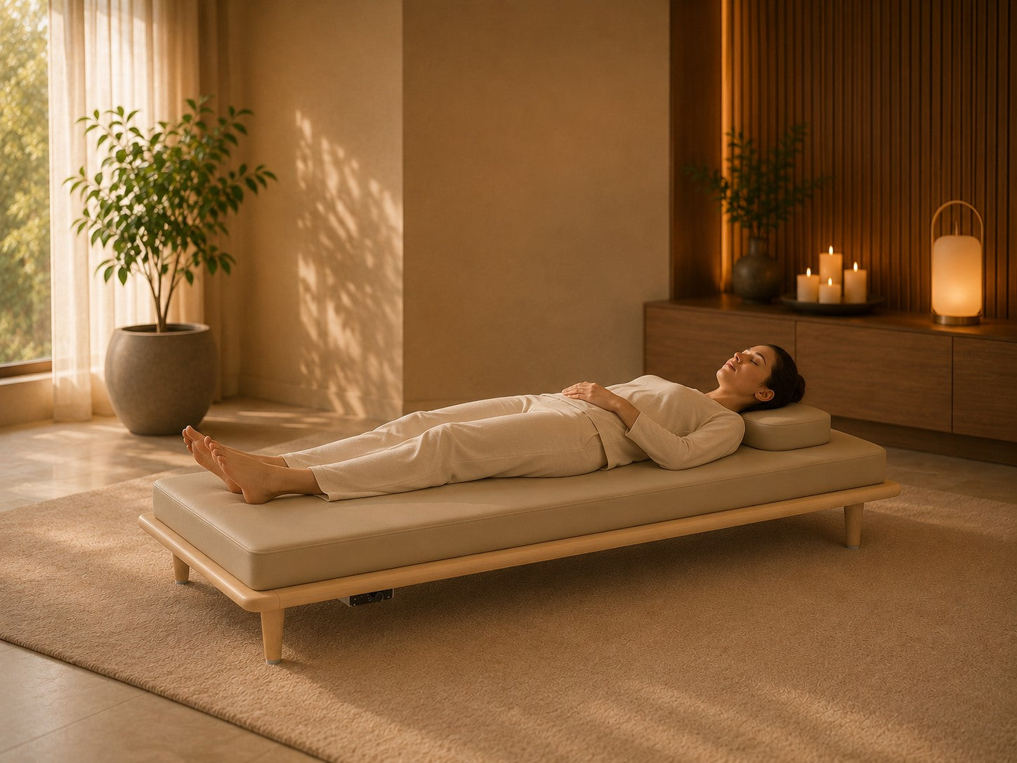 Hisooth TheraZen Music Recovery Bed for Meditation
