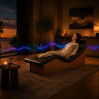 Music Therapy Lounger and Vibroacoustic Relaxation Chair for Immersive Theater Seating