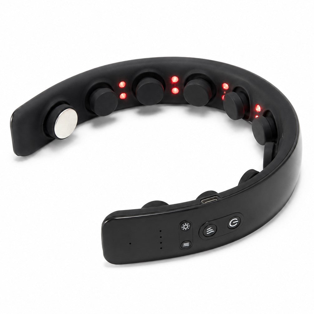 H2 Electric Scalp Massager Hands-Free Heated Scalp Massage with Light Therapy