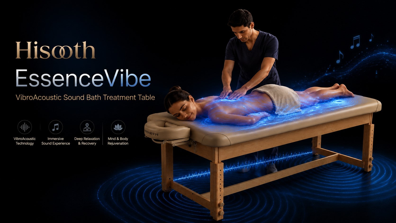 Vibroacoustic Recovery Bed Therapeutic Sound Bed Sensory Therapy Bed