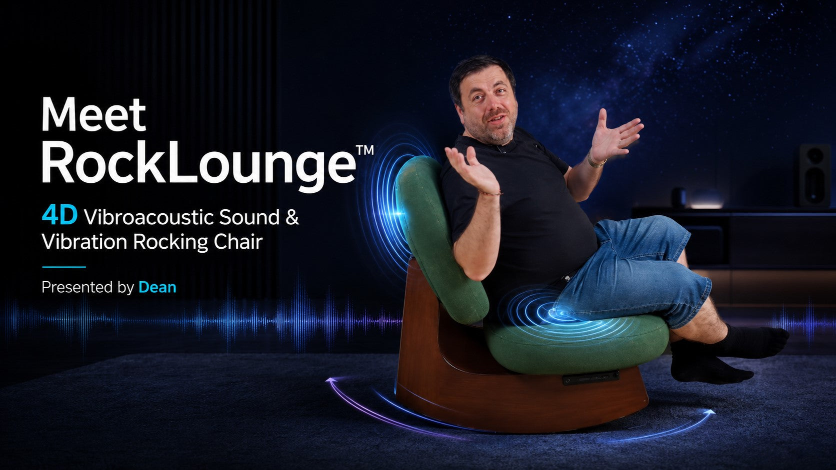 RockLounge VibroAcoustic Rocking Chair from Hisooth
