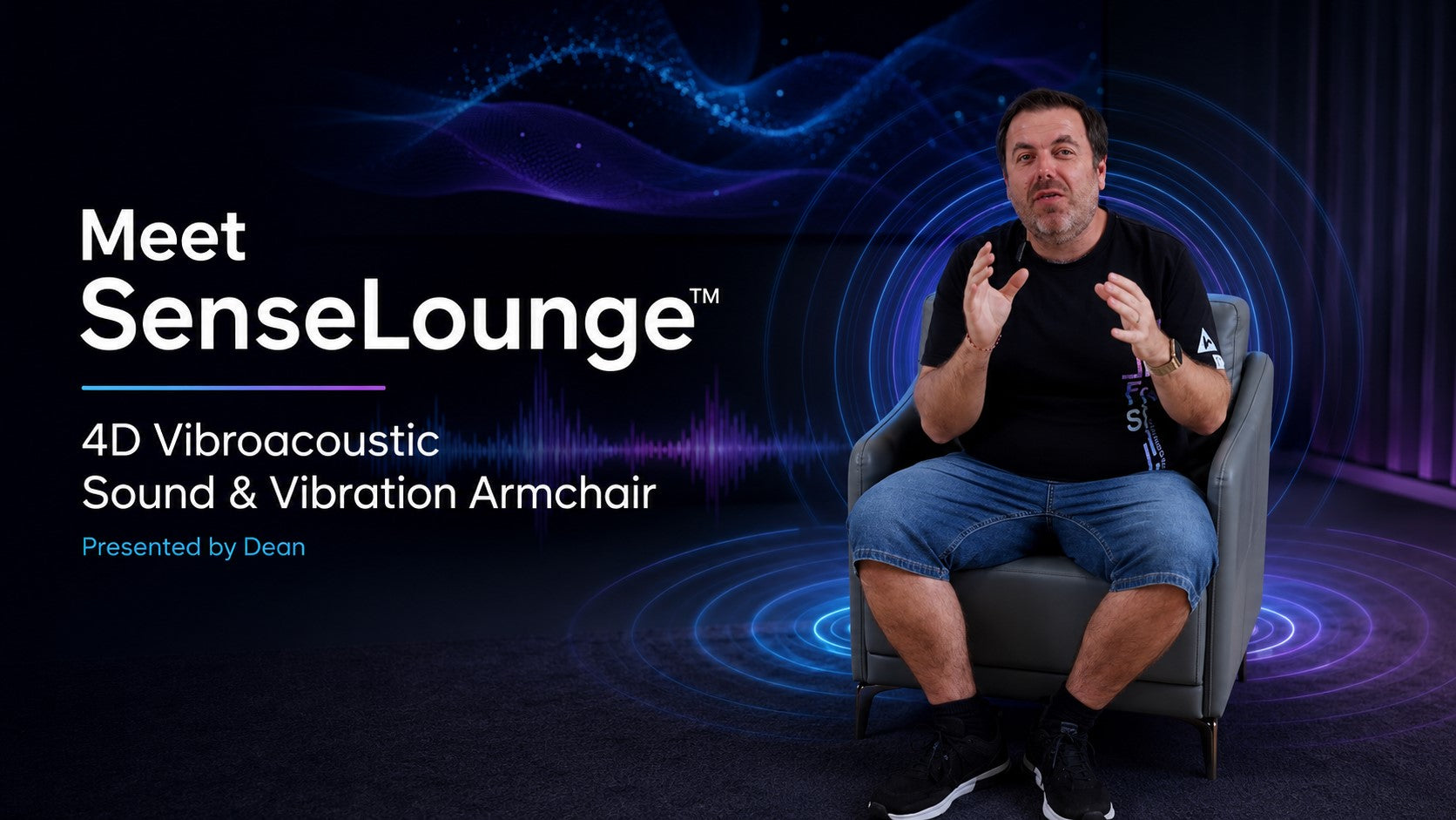 Video of SenseLounge Sound Vibration Arm Chair and Sofa